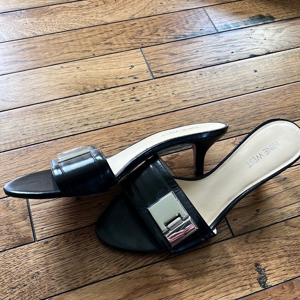 Nine West open toe dress shoes